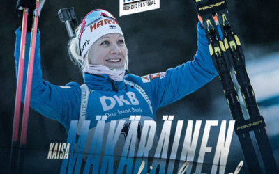 Kaisa Mäkäräinen, biathlète finlandaise