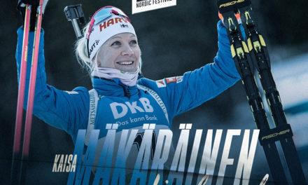 Kaisa Mäkäräinen, biathlète finlandaise