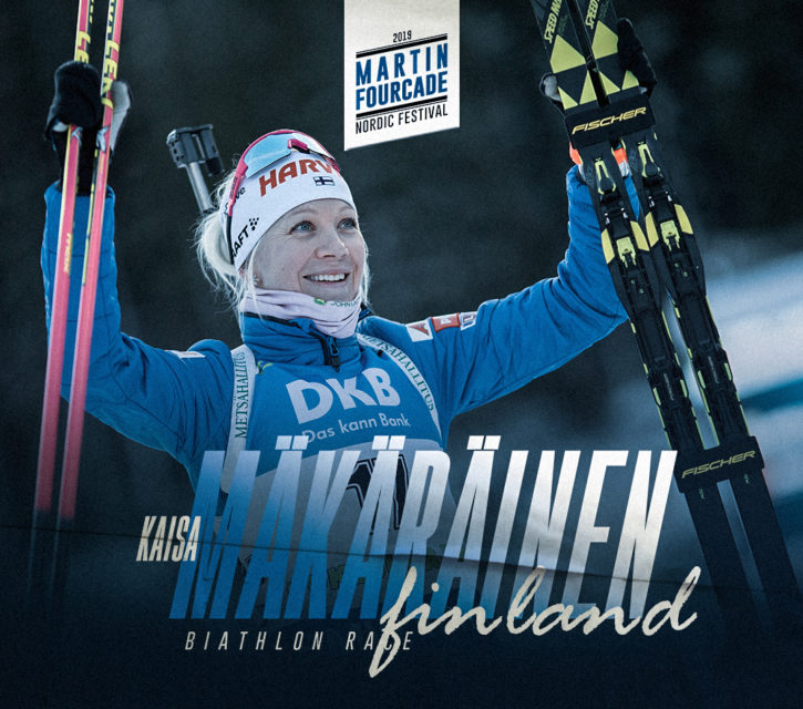 Kaisa Mäkäräinen, biathlète finlandaise