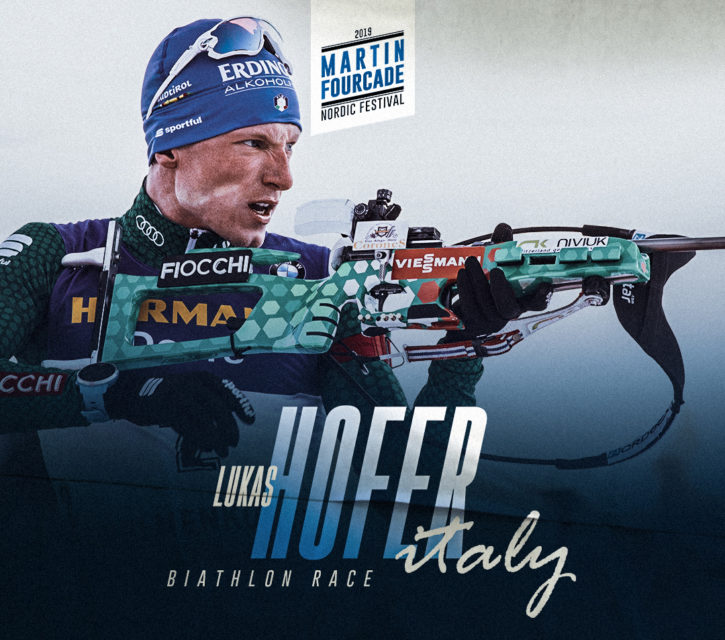 Lukas Hofer, biathlète italien