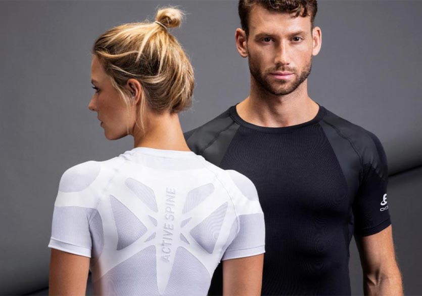 Active Spine : le t-shirt Odlo qui améliore la posture