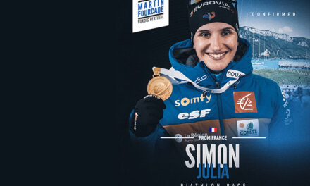 Julia Simon, biathlète française