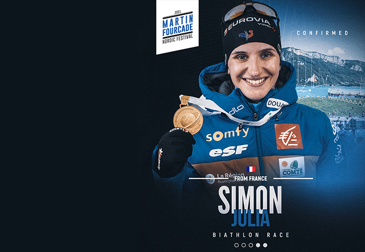 Julia Simon, biathlète française